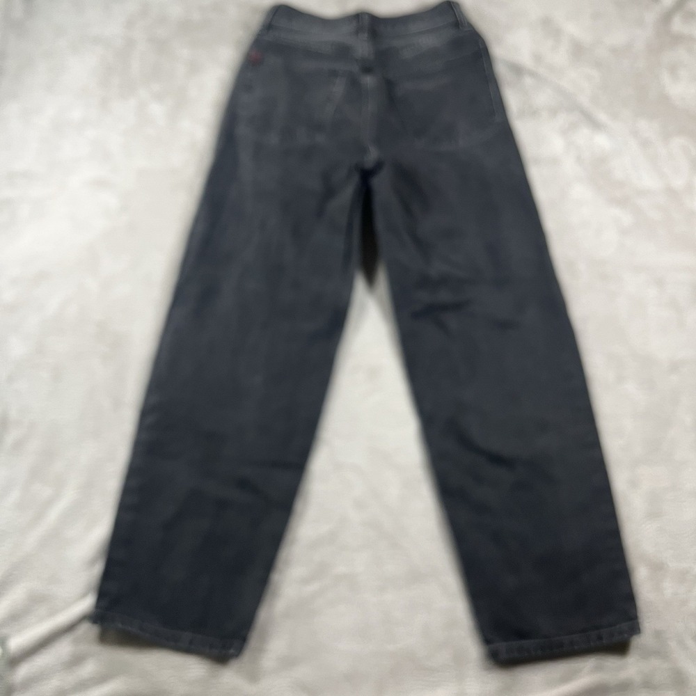 BDG Urban Outfitters High Rise Baggy Jeans Womens 27 Petite Black Distressed - Picture 7 of 8